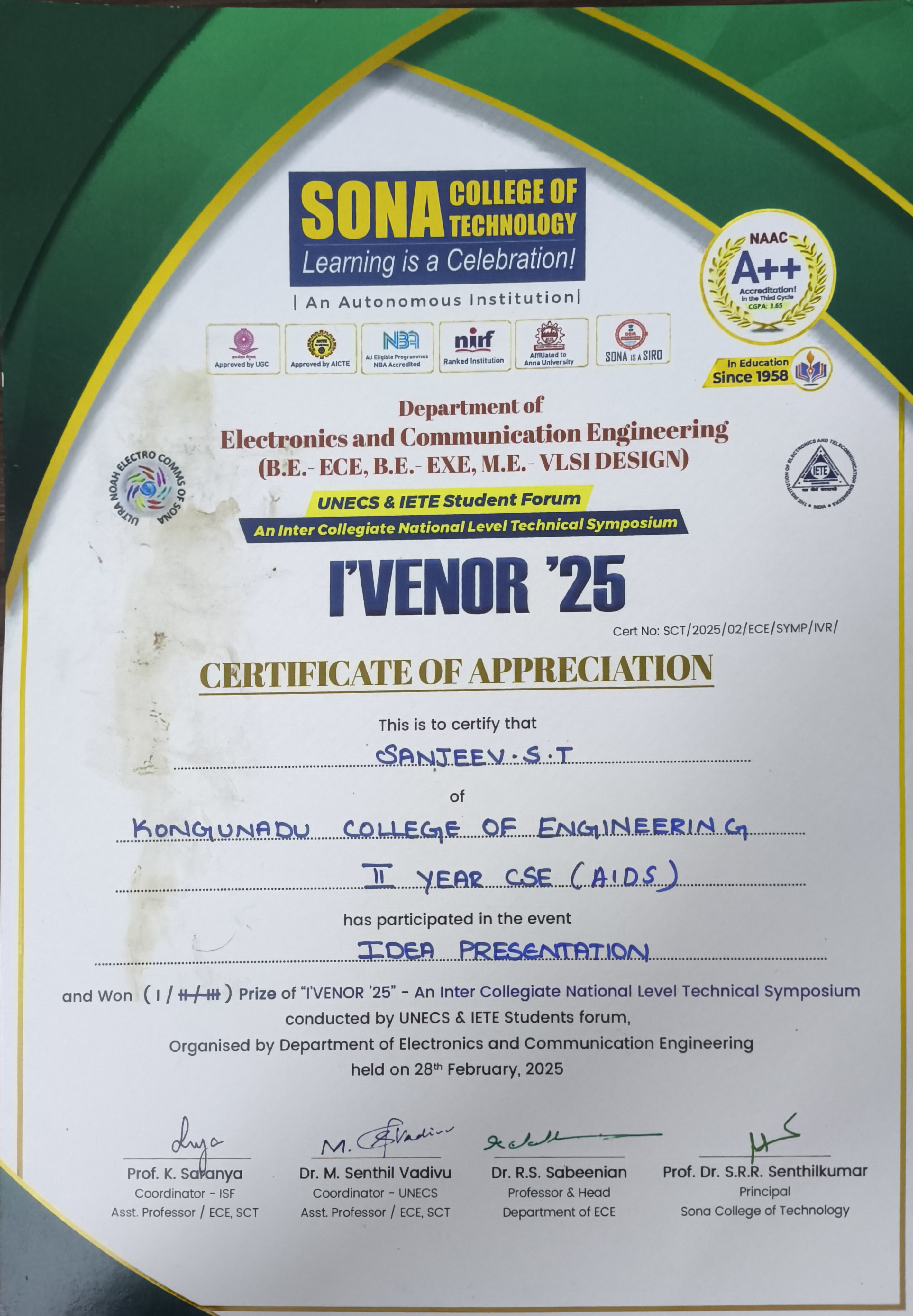 Certificate 6